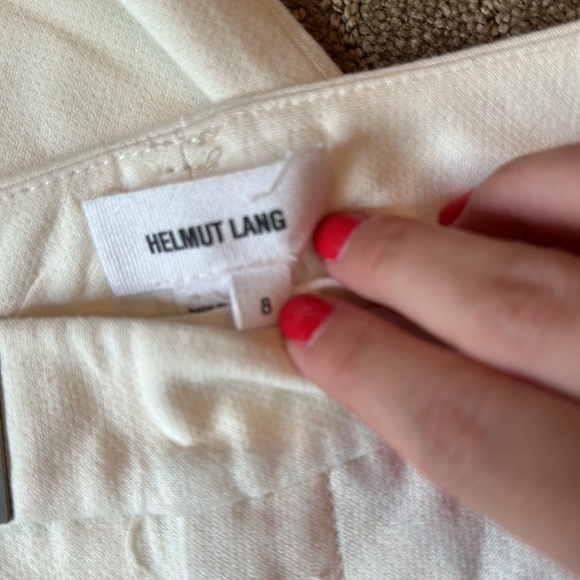 Helmut Lang Ivory Trousers - Picture 2 of 4